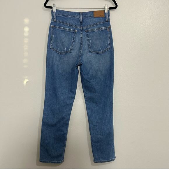 Madewell The Perfect Vintage High Rise Crop Mom Jeans in Cartigan Wash Size 26 - Picture 8 of 11